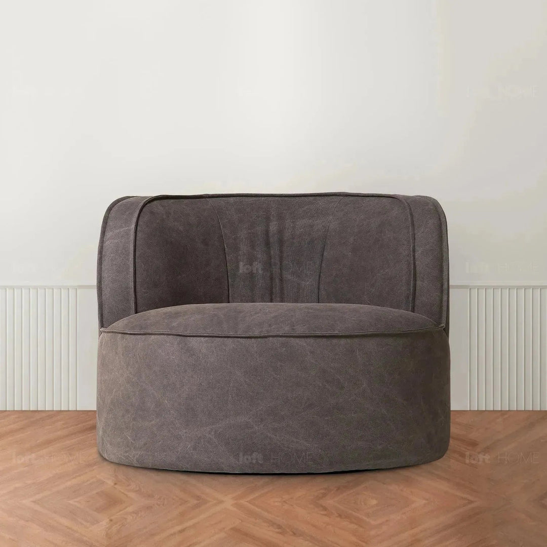 Vintage Fabric Revolving 1 Seater Sofa HULK