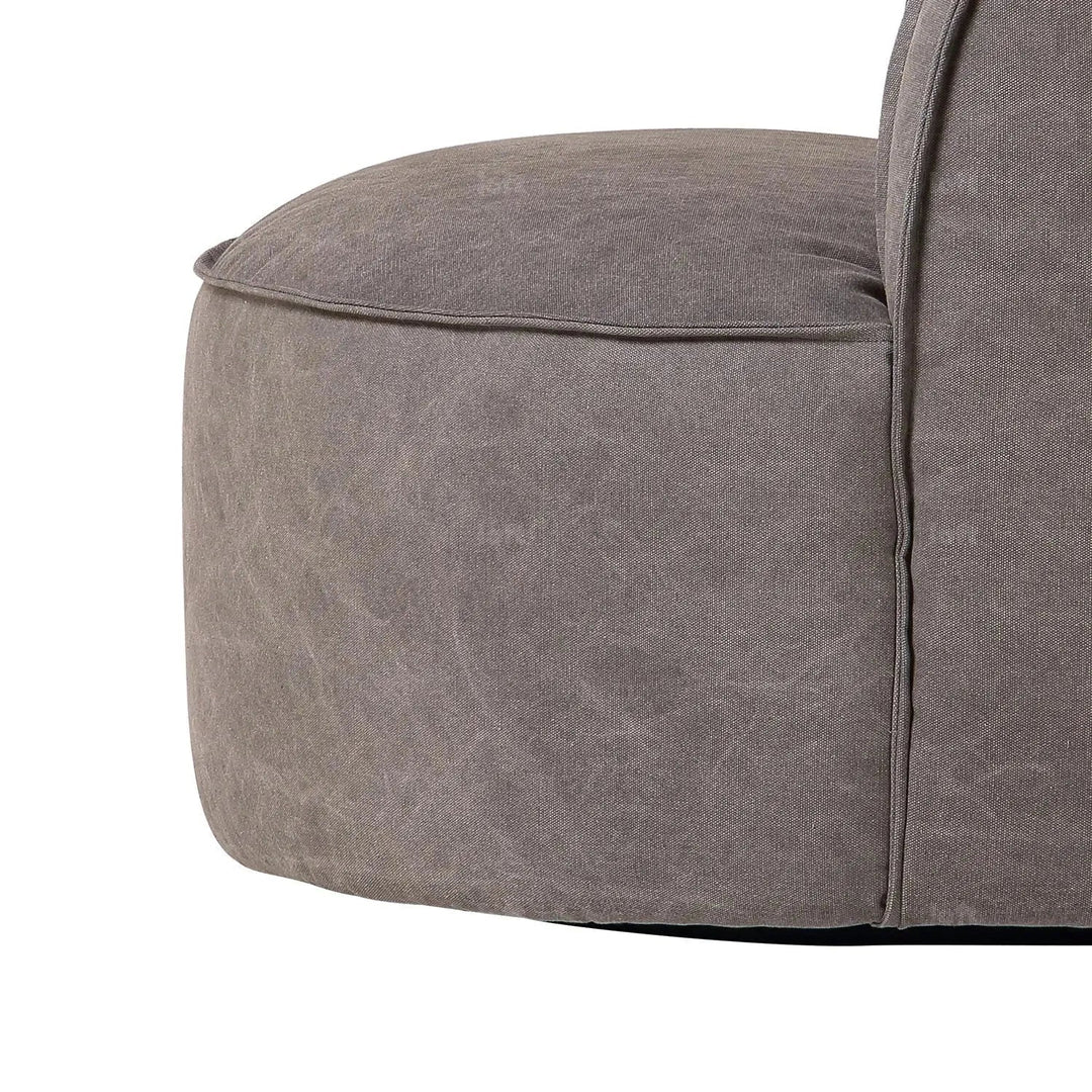 Vintage Fabric Revolving 1 Seater Sofa HULK