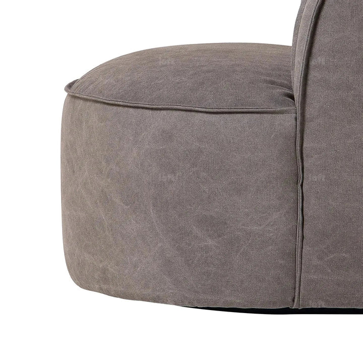 Vintage Fabric Revolving 1 Seater Sofa HULK