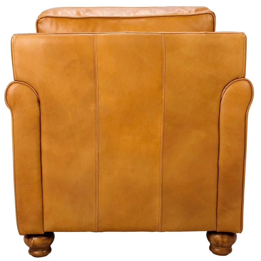 Vintage Genuine Leather 1 Seater Sofa BARCLAY