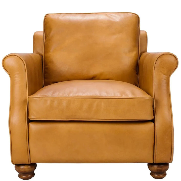 Vintage Genuine Leather 1 Seater Sofa BARCLAY