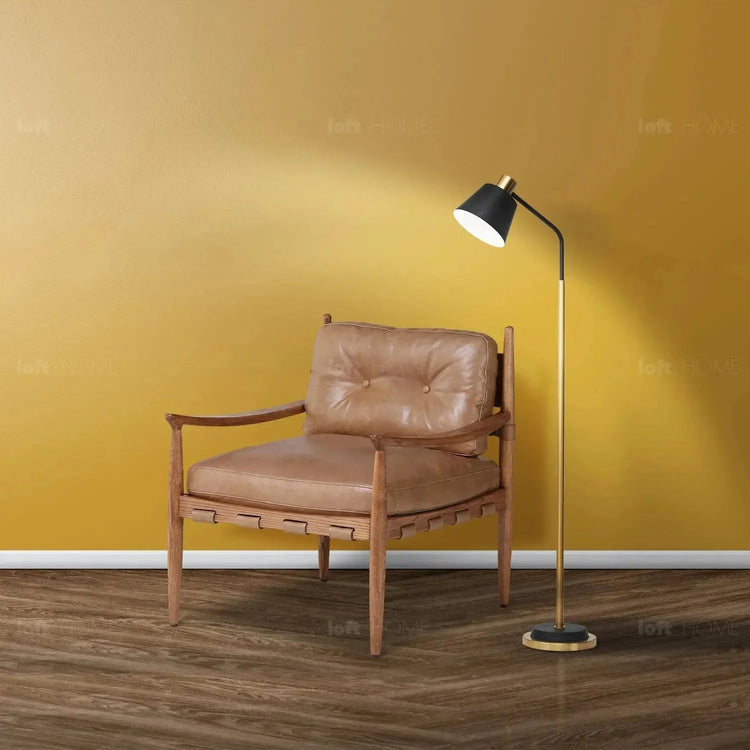 Scandinavian Genuine Leather 1 Seater Sofa BUCKY Good to Know Preview-1