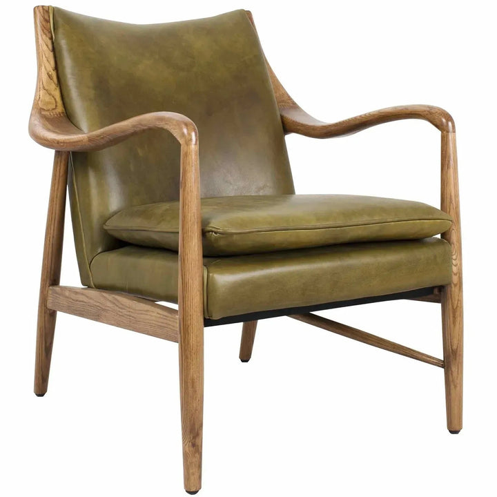 Vintage Genuine Leather 1 Seater Sofa COWBOY