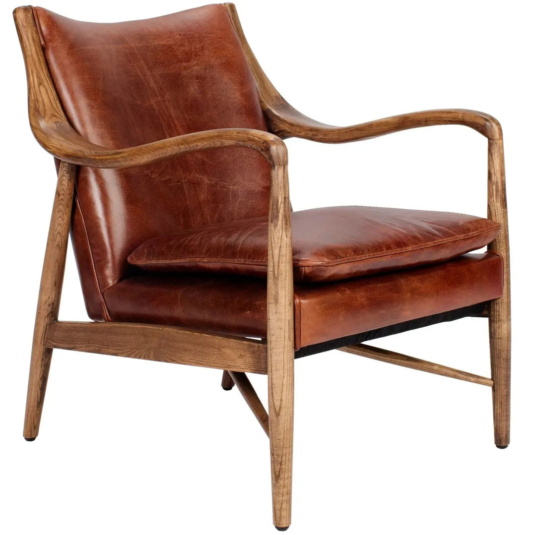 Vintage Genuine Leather 1 Seater Sofa COWBOY