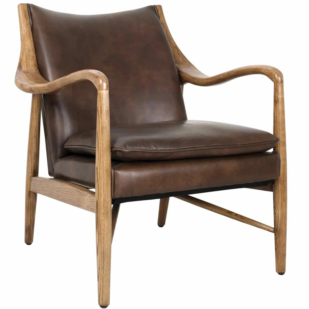 Vintage Genuine Leather 1 Seater Sofa COWBOY