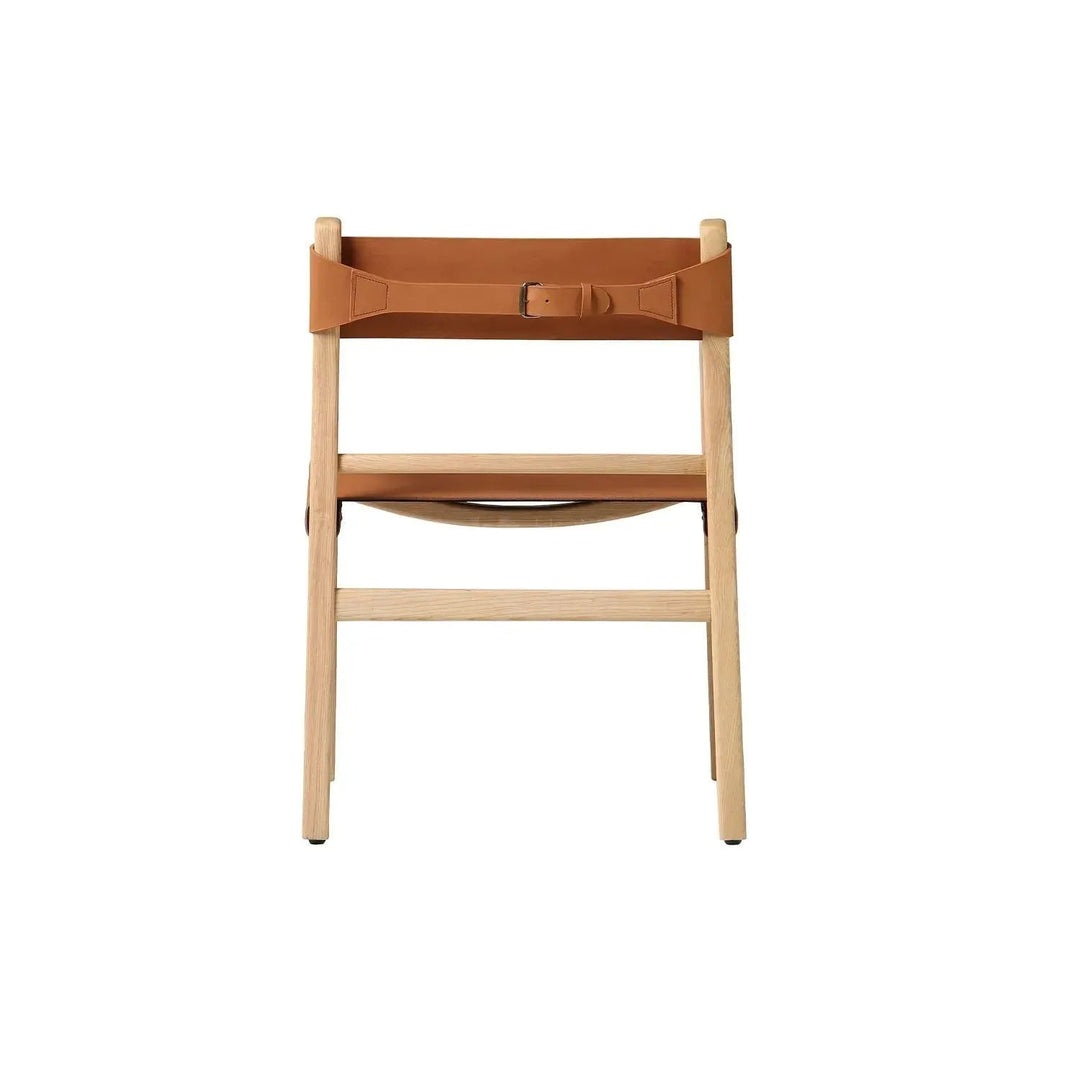 Scandinavian Genuine Leather 1 Seater Sofa CROSSMAN