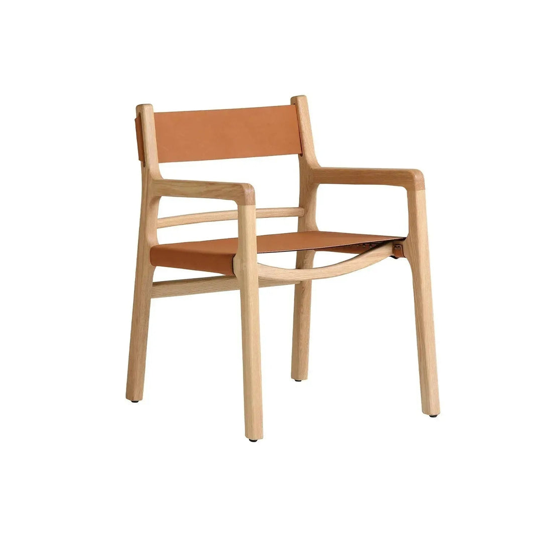 Scandinavian Genuine Leather 1 Seater Sofa CROSSMAN