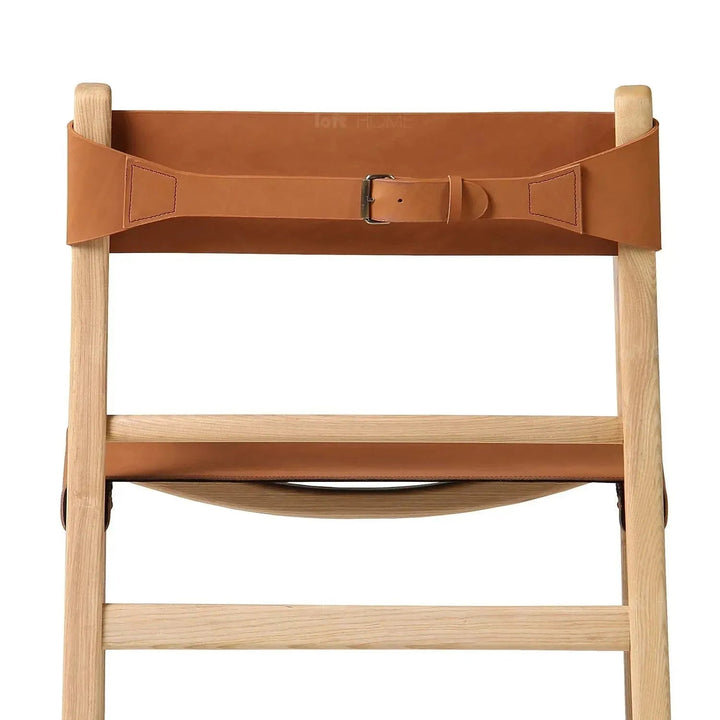 Scandinavian Genuine Leather 1 Seater Sofa CROSSMAN