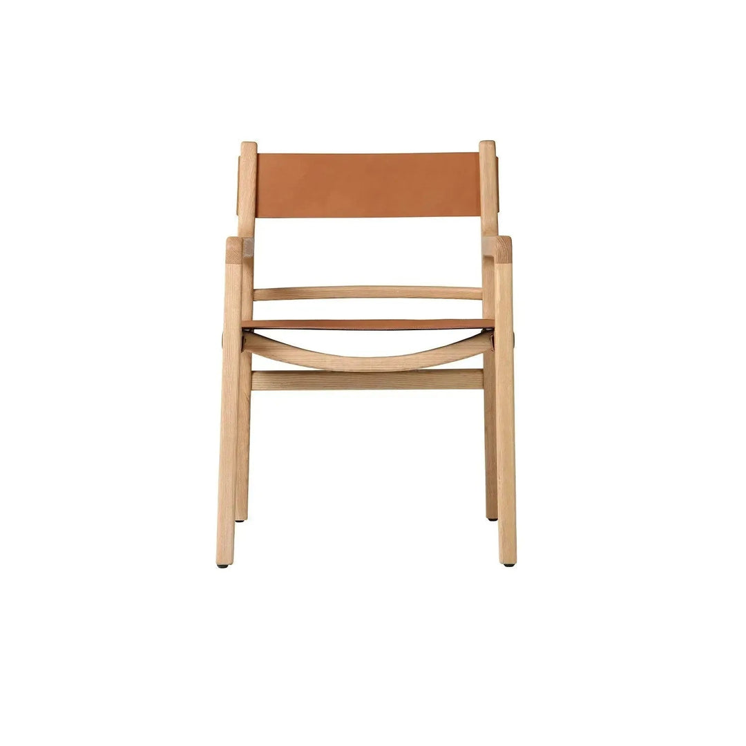 Scandinavian Genuine Leather 1 Seater Sofa CROSSMAN