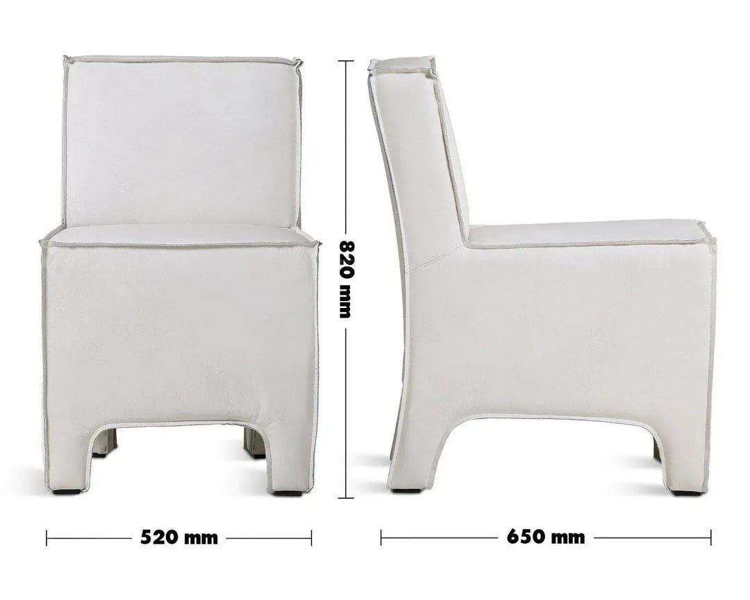 Vintage Genuine Leather 1 Seater Sofa CUBE