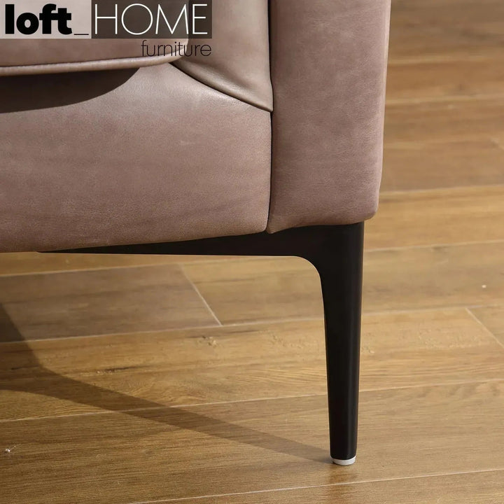 Vintage Genuine Leather 1 Seater Sofa ELIS