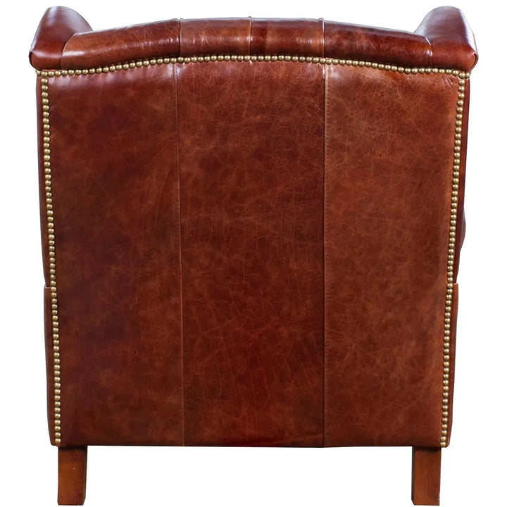 Vintage Genuine Leather 1 Seater Sofa FRANCO