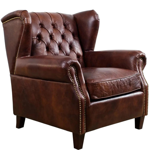 Vintage Genuine Leather 1 Seater Sofa FRANCO Good to Know Preview-1