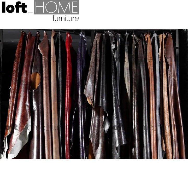 Vintage Genuine Leather 1 Seater Sofa PROFESSOR S