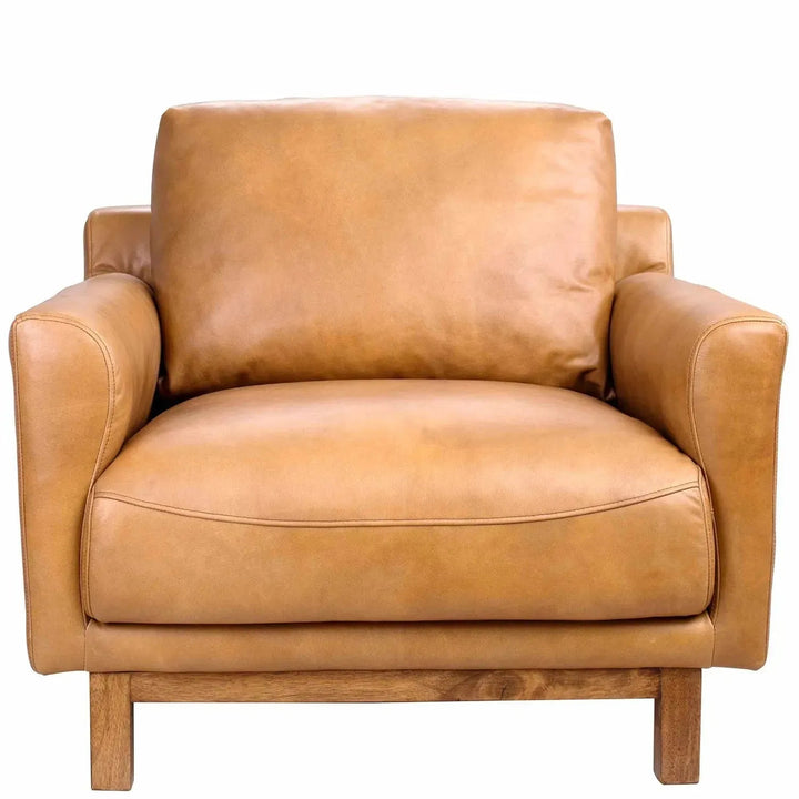 Vintage Genuine Leather 1 Seater Sofa RW And NUT TER