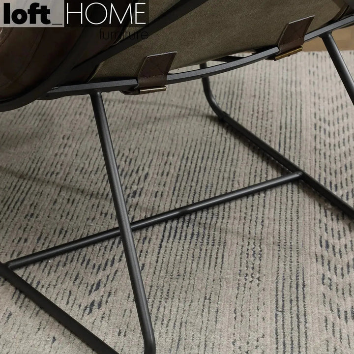 Vintage Genuine Leather 1 Seater Sofa SAND