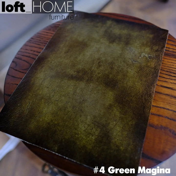 Vintage Genuine Leather 3 Seater Sofa ANTIMAS