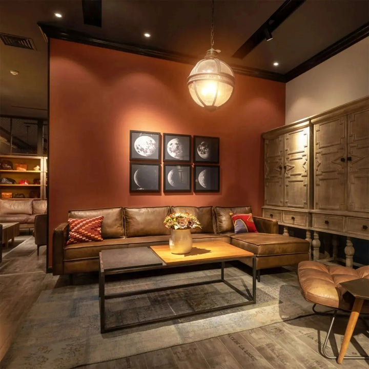 Vintage Genuine Leather 3 Seater Sofa BELGIAN