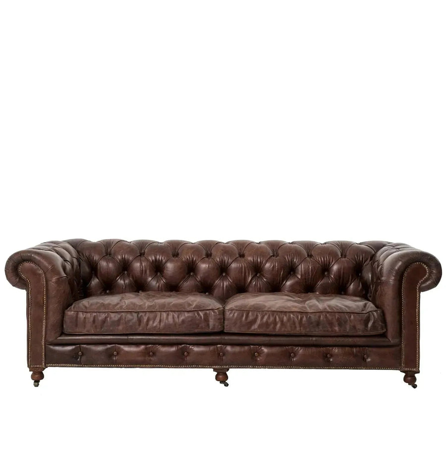 Vintage Genuine Leather 3 Seater Sofa CHESTERFIELD CLASSIC