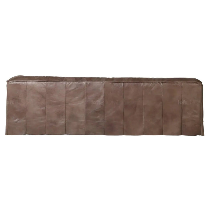 Vintage genuine leather 3 seater sofa eames environmental situation.
