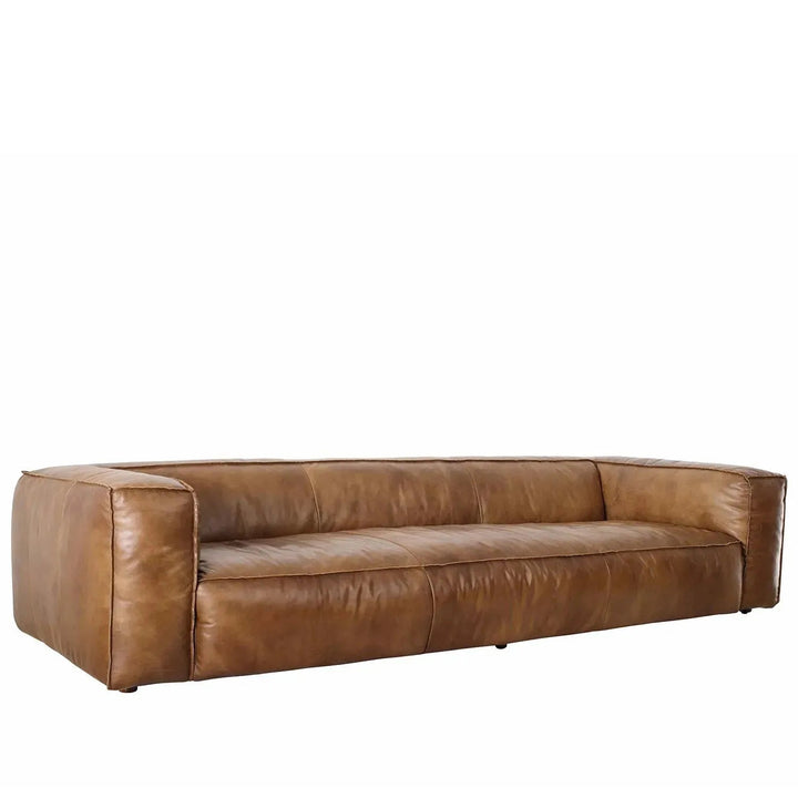 Vintage Genuine Leather 4 Seater Sofa ANTIQUE MASTER