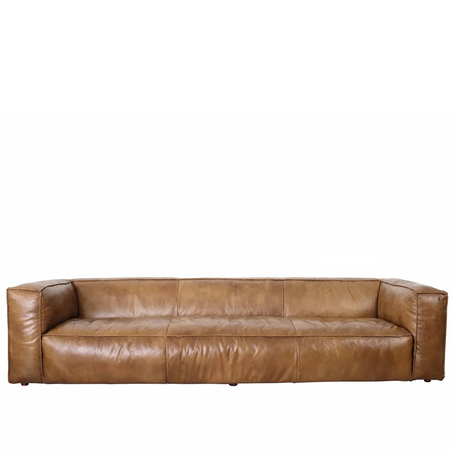 Vintage Genuine Leather 4 Seater Sofa ANTIQUE MASTER