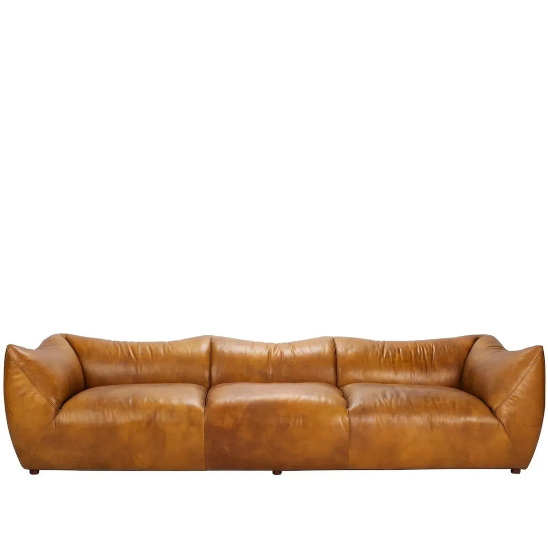 Vintage Genuine Leather 4 Seater Sofa BEANBAG