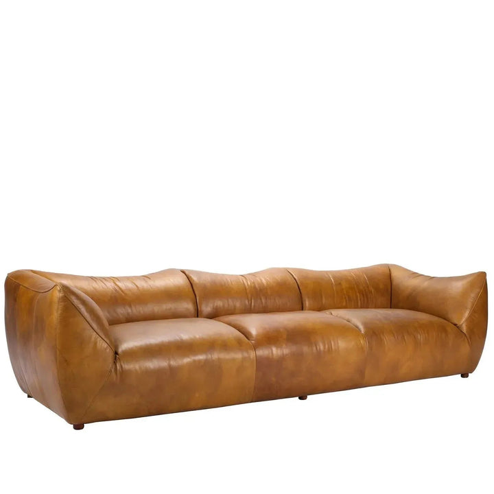 Vintage Genuine Leather 4 Seater Sofa BEANBAG