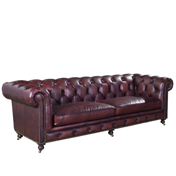 Vintage Genuine Leather 4 Seater Sofa CHESTERFIELD CLASSIC