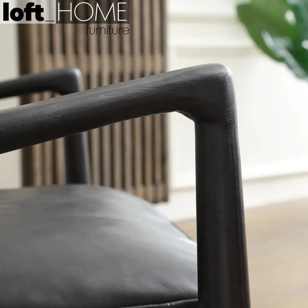 Vintage Genuine Leather And Canvas 1 Seater Sofa BARTON