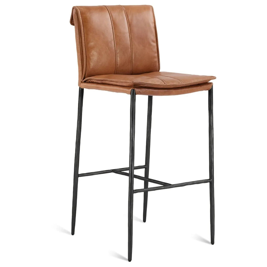 Industrial Genuine Leather Bar Chair LUX