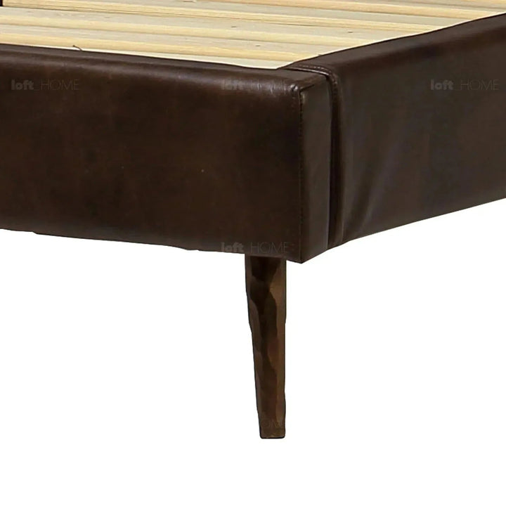 Vintage Genuine Leather Bed Frame SADDLEBACK