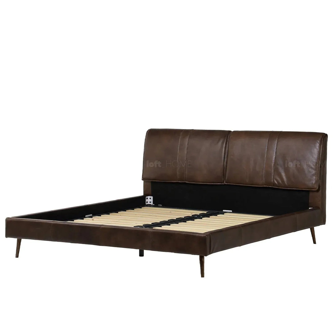 Vintage Genuine Leather Bed Frame SADDLEBACK