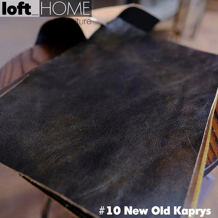 Vintage Genuine Leather Bed Frame WING