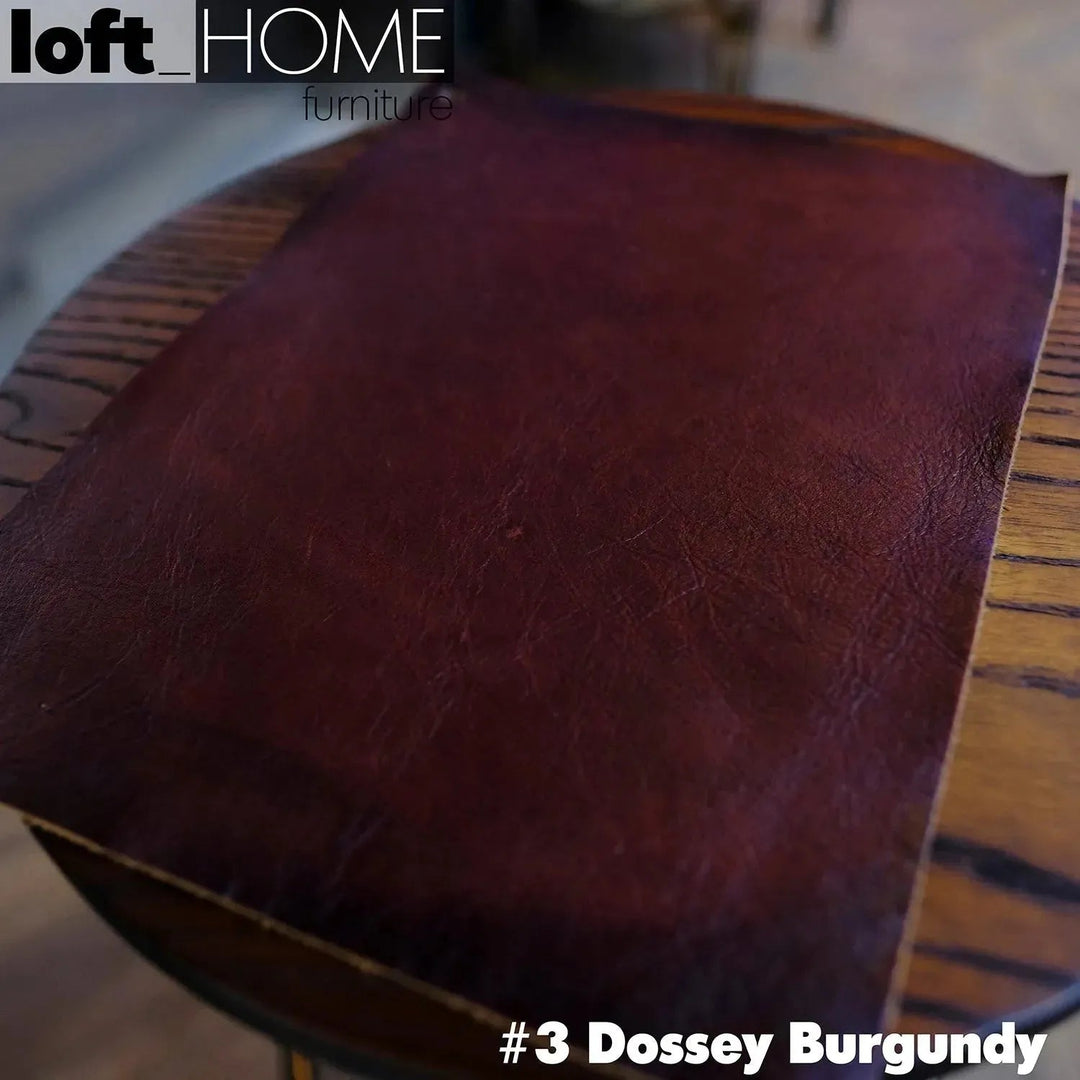 Vintage Genuine Leather Bed Frame WING