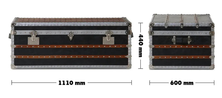 Industrial genuine leather coffee table frontier size charts.