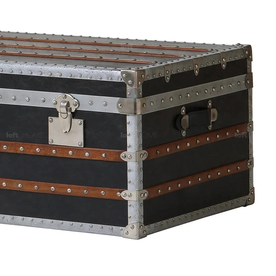 Industrial genuine leather coffee table frontier environmental situation.