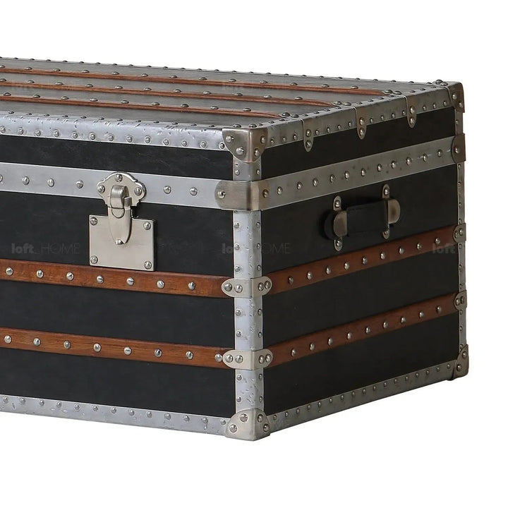 Industrial genuine leather coffee table frontier environmental situation.