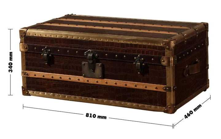 Vintage genuine leather coffee table luxury crocodile size charts.