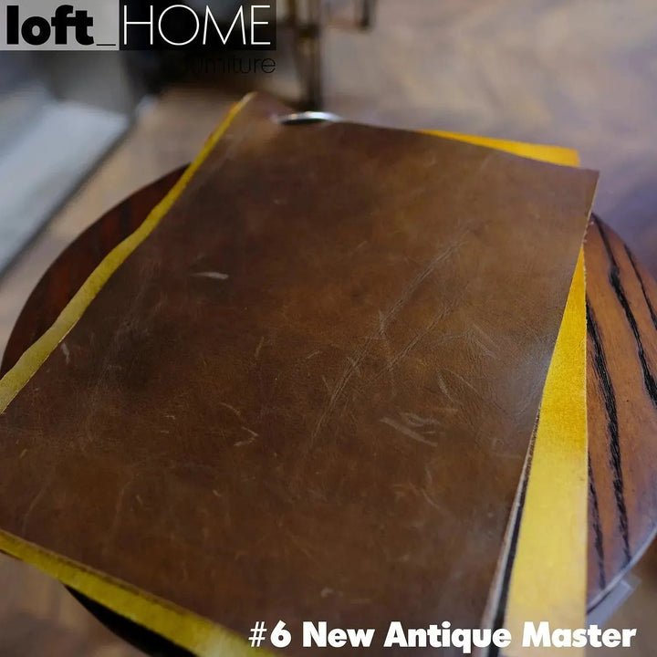 Vintage genuine leather coffee table luxury crocodile conceptual design.