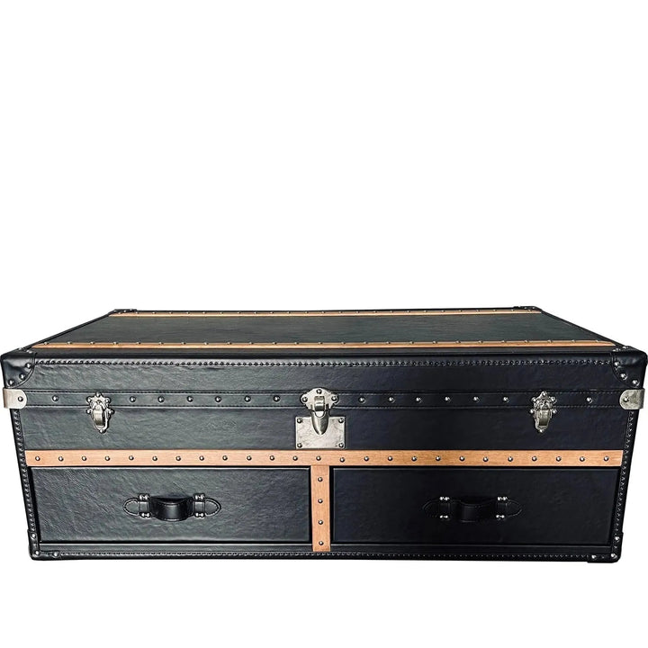 Vintage Genuine Leather Coffee Table OX TRUNK