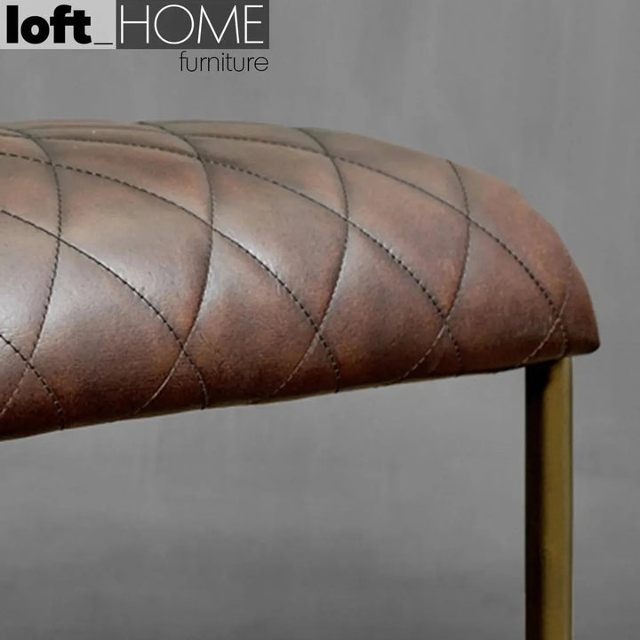 Vintage genuine leather dining chair dossey environmental situation.