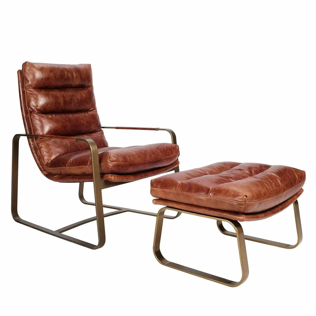 Vintage genuine leather ottoman bardo environmental situation.