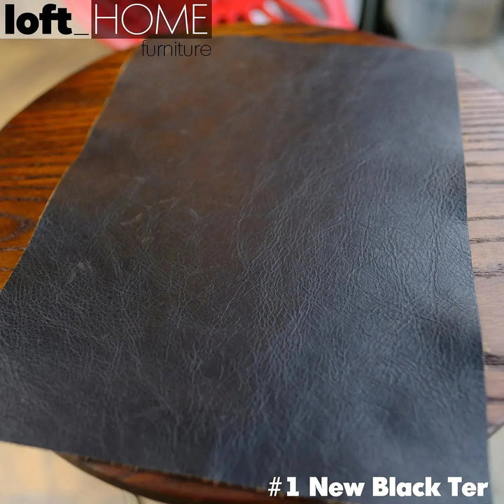 Vintage Genuine Leather Ottoman CHESTERFIELD