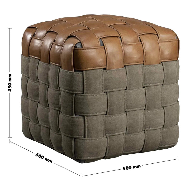 Vintage Genuine Leather Ottoman MARTIN S Size Chart