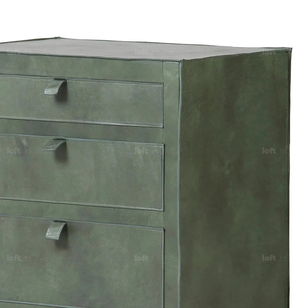 Vintage genuine leather side table murphy situational feels.