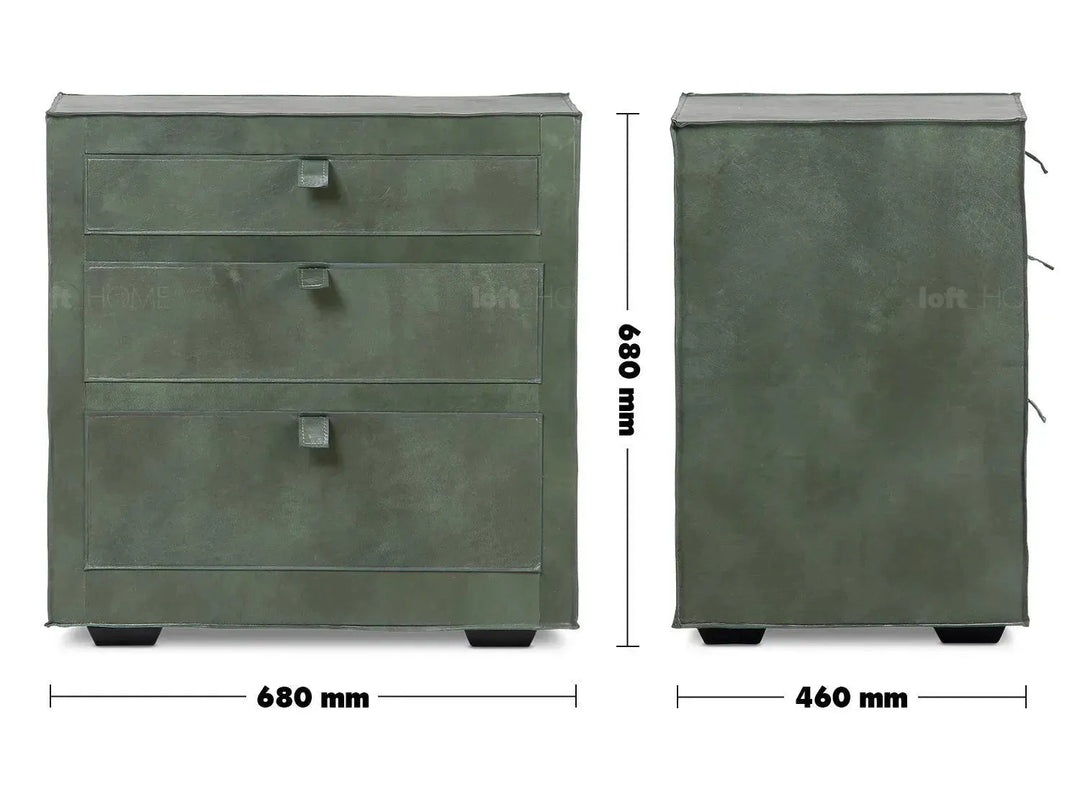 Vintage genuine leather side table murphy size charts.
