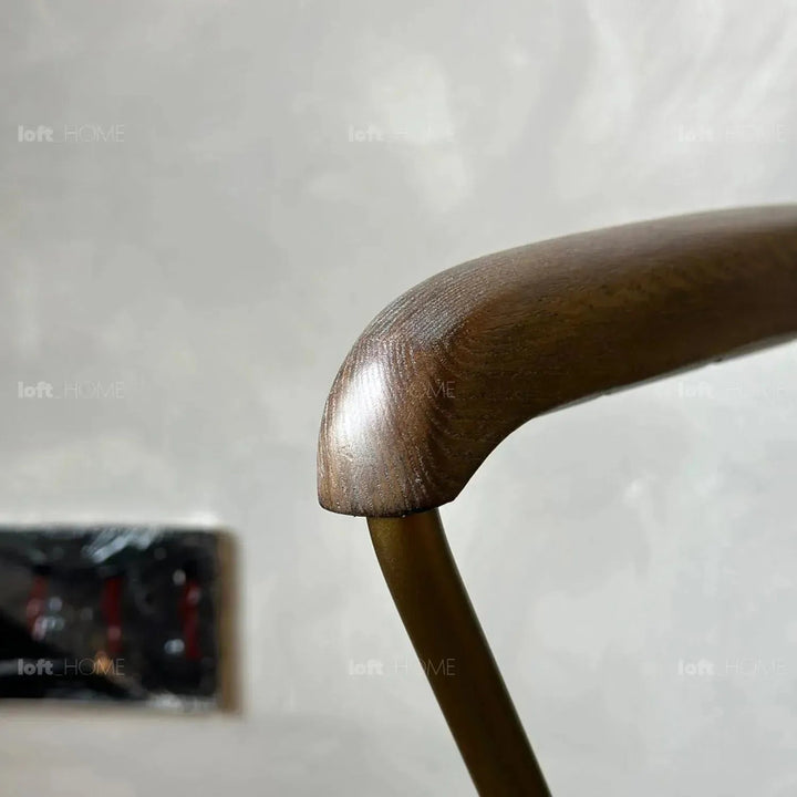 Vintage Genuine Leather Study Chair AKRON