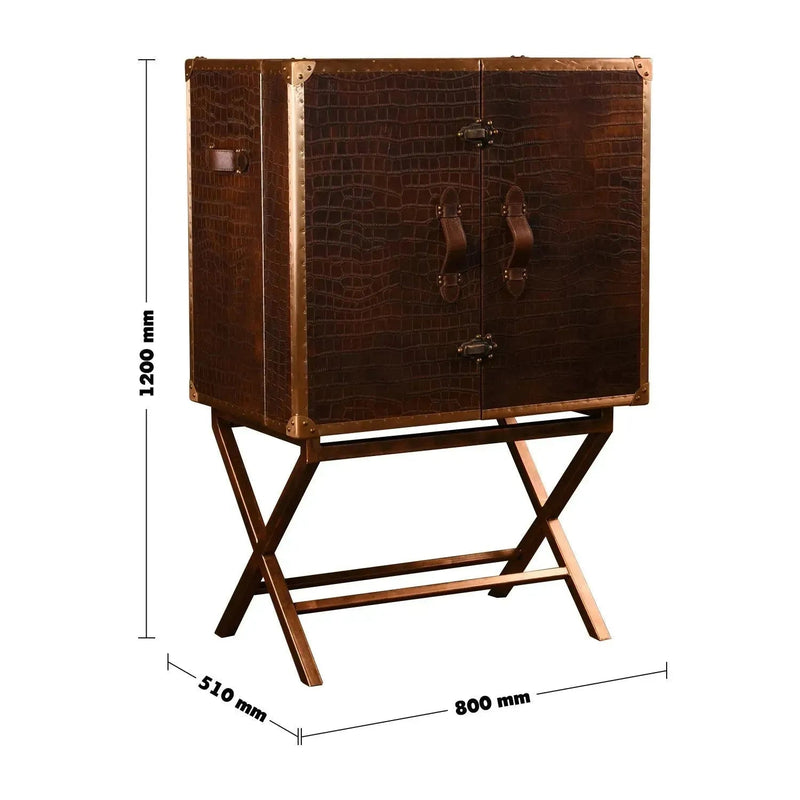 Industrial genuine leather wine cabinet luxury box size charts.