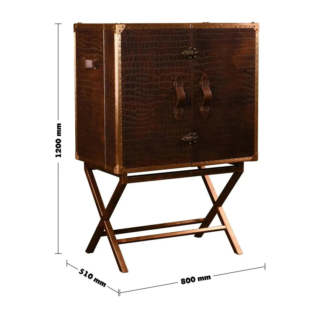 Industrial genuine leather wine cabinet luxury box size charts.
